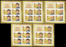 2012 Russia 1818KL-1822KL Heroes Of Russia 38,00 € - Nuevos
