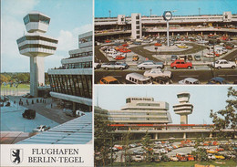 D-13405  Berlin - Flughafen Tegel - Airport - Parkplatz - Cars - Ford Granada - Opel Ascona - Simca - Tegel