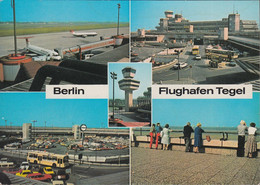 D-13405  Berlin - Flughafen Tegel - Airport - Parkplatz - Cars - Bus - Flugzeuge - British Airways - Tegel