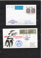 DDR, 1987, 2 Luftpostbriefe, Interflug, CAAC Nach Peking/Interflug Nach Peking - Covers