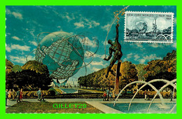 CARTES-MAXIMUM, NEW YORK WORLD'S FAIR 1964-1965 - PLAZA OF THE ASTRONAUTS, THE ROCKET THROWER - DEXTER PRESS INC - - Maximumkaarten