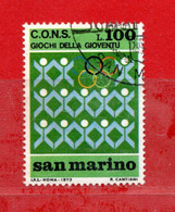 SAN MARINO ° 1973 - Giochi Della Gioventù . Unif. 880  . Usati - Gebraucht