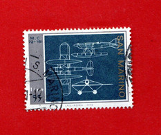 SAN MARINO ° 1973 - AEROPLANI . Unif. 893  . Usati - Usados