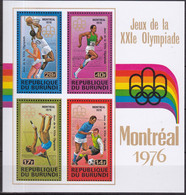 Burundi 1976, Postfris MNH, Olympic Games - Burundi