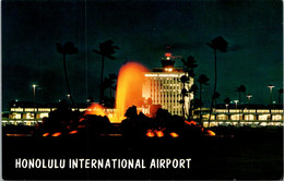 Hawaii Honolulu International Airport At Night - Honolulu