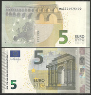 2013-BILLETE DE 5 EUROS- DRAGHI -SIN CIRCULAR-M005E4 - 5 Euro