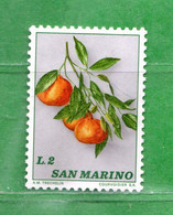SAN MARINO ° 1973 - FRUTTA . Unif. 883  . Usati - Used Stamps