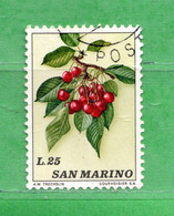 SAN MARINO ° 1973 - FRUTTA . Unif. 888  . Usati - Used Stamps