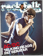 REVUE ROCK&FOLK / AC/DC  ** N°167  ** DECEMBRE 1980 - Musica