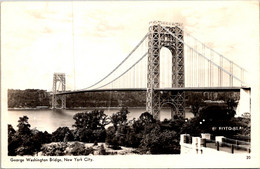 New York City George Washington Bridge Real Photo - Ponts & Tunnels