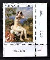 MONACO 2020 -Y.T.N° 3215 / LE NU DANS L'ART - BAIGNEUSE S'ARRANGEANT LES CHEVEUX  - NEUF ** - Nuovi