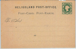 66768 - GERMANY Heligoland  - Postal History - STATIONERY CARD :  P1 1875 - Helgoland