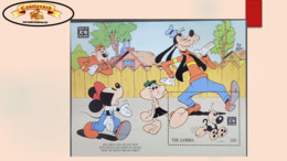 O) GAMBIA, WALT DISNEY'S, CARTOON, COMICS, EEGA BEEVA, DOG PFLIP, MICKEY MOUSE, GOOFY, YEAR OF THE DOG.MNH - Gambie (1965-...)