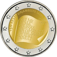 2 EURO Münze ESTLAND Estonia 2022 Coin 150 Years Of The Estonian Literary Society UNC - Estonia