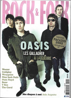 REVUE ROCK&FOLK ** N°454 * OASIS *COLDPLAY*PINK FLOY*BONO **JUIN 2005 - Muziek