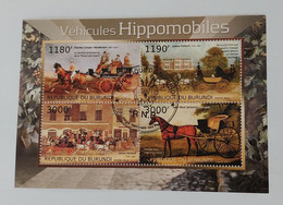 N° 1838 à 1841       Véhicules Hippomobiles  -  Chevaux - Usati