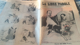 LA LIBRE PAROLE /EDOUARD DRUMONT/ GREGOIRE /WALDECK ROUSSEAU DUPUY/ CLEMENCEAU /ANTISEMITISME LEVY - 1900 - 1949