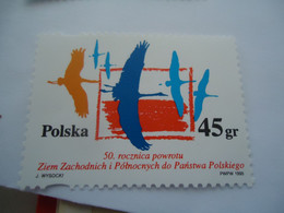 POLAND MNH  STAMPS BIRD BIRDS - Flamingo