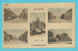 * Kortemark - Cortemarck * (Marco Marcovici - Patisserie A. Spijckijnck) Souvenir De Cortemarck, Rue De La Gare, Old - Kortemark