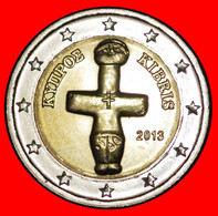 * GREECE (2008-2021): CYPRUS ★ 2 EURO 2013 UNC MINT LUSTRE! UNCOMMON YEAR! ★LOW START★ NO RESERVE! - Chypre