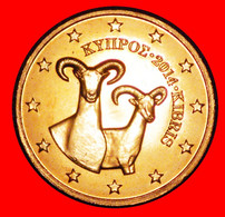 * GREECE (2008-2021): CYPRUS ★ 2 CENT 2014 UNC! MOUFLONS! UNCOMMON YEAR! ★LOW START★ NO RESERVE! - Chypre