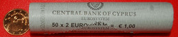 * GREECE (2008-2021): CYPRUS ★ 2 CENT 2014 UNC! MOUFLONS! UNCOMMON ROLL! ★LOW START★ NO RESERVE! - Rouleaux