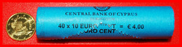 * GREECE (2008-2021): CYPRUS ★ 10 CENT 2014 NORDIC GOLD SHIP UNC ROLL UNCOMMON! ★LOW START★ NO RESERVE! - Rotolini