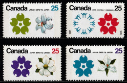 1970 Canada Osaka International "Emblems" Exhibition Flowers Set MNH**  Ab105 - 1970 – Osaka (Japan)