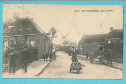 * Ruiselede - Ruysselede (West Vlaanderen) * (Cesar Standaert Drukker - 13013) Knokstraat, Attelage, Moulin, Molen TOP - Ruiselede