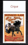 MONACO 2020 -Y.T. N° 3219 / FESTIVAL INTERNATIONAL DU CIRQUE DE MONTE-CARLO - NEUF ** - Neufs