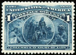 ETATS-UNIS - Colomb En Vue De La Terre - Unused Stamps