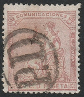 Spain 1873 Sc 192 Espana Ed 132 Yt 131 Used French "PD" Cancel - Gebraucht