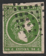 Spain 1874 Sc X6 Espana Ed 160 Yt 4 Carlist Used - Carlisten