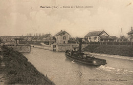 Sarron - Entrée De L’écluse - Le Canal - En Amont - Bateau Vapeur - Sonstige Gemeinden