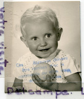 - Joliie Photo - Portait Bébé RIGOT, Photographe De Roubaix, Années 1960, Dim : 6.6 X 8.2 Cm, TBE, Scans, - Identifizierten Personen