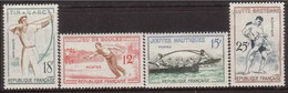 Francia 1161/1164 ** MNH. 1958 - 1957-1959 Mäherin