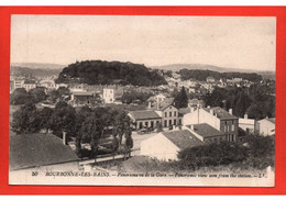 (RECTO / VERSO) BOURBONNE LES BAINS - N° 50 - PANORAMA VU DE LA GARE - CPA NON VOYAGEE - Bourbonne Les Bains