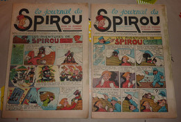 2 "JOURNAL DE SPIROU " CINQUIEME ANNEE - Les N° 3 Et 4 Du 15 Et 22 Janvier 1942 -- 12 Pages !!!voir  Les 4 Scans ! - Spirou Magazine