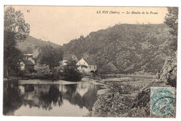 Le Pin Commune De Badecon-le-Pin 158 Le Moulin De La Prune Moulin à Eau Water Mill Indre N°85 Cpa Ayant Voyagée TB.Etat - Autres & Non Classés