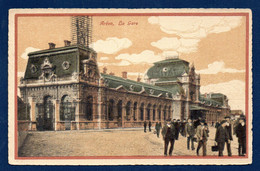 Delcampe - Arlon. La Gare. Voyageurs. Guggenheim - Arlon