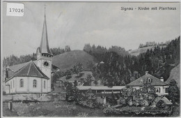 Signau - Kirche Mit Pfarrhaus - Litho - Signau