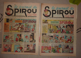 2 "JOURNAL DE SPIROU " CINQUIEME ANNEE - Les N° 8 Et 9 Du 19 Et 26 Février 1942 -- 12 Pages !!!voir  Les 4 Scans ! - Spirou Magazine