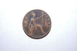 Great Britain Coin  1898 One Penny - Autres & Non Classés