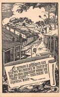 LAMBARENE-Gabon-Afrique-ALBERT SCHWEITZER-68-Haut-Rhin-Hôpital-carte Dessinée-dessin-Illustrateur Goetzelt-FORMAT-9 X 14 - Gabón