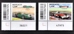 MONACO 2020 - SERIE 2 TP / Y.T. N° 3227 ET 3228 / LES VOITURES DE COURSE MYTHIQUES  - NEUFS ** - Unused Stamps