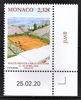 MONACO 2020 -Y.T. N° 3231 / ROLEX MONTE-CARLO MASTERS 2020 - NEUF ** - Unused Stamps