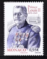 MONACO 2020 -Y.T. N° 3233 /150e ANNIVERSAIRE DE LA NAISSANCE DU PRINCE LOUIS II  - NEUF ** - Unused Stamps