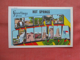 Greetings.  Hot Springs.    North Carolina    Ref 5514 - Non Classés