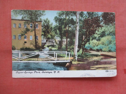 Geyser Springs Park.  Saratoga New York > Saratoga     Ref 5514 - Saratoga Springs