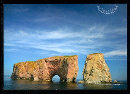 Rocher PERCÉ + Phare + Entier Postal + Oblitération POINTE-au-PÈRE Cancel; Postal Stationery  (7404) - Briefe U. Dokumente